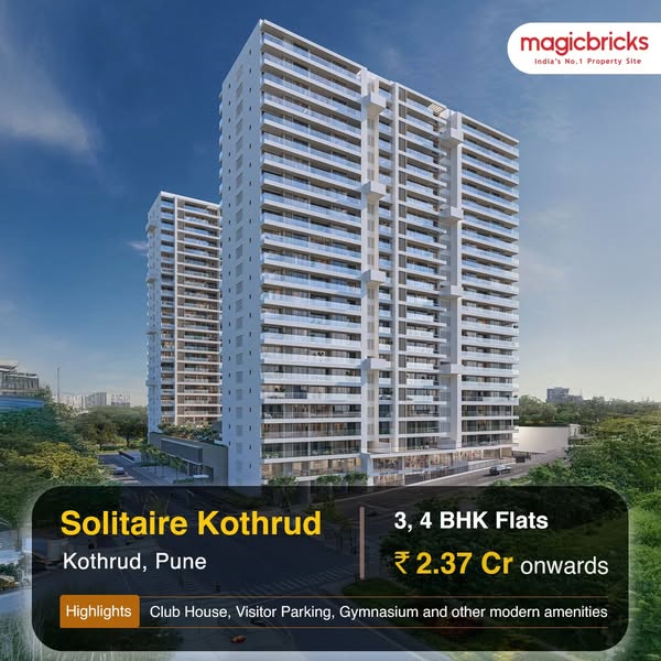 Solitaire Kothrud Marketed by JSK Realtors By Sangam Developer